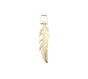 14K Feather Medium EarWish (left)