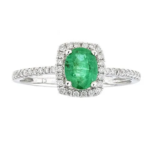 14K GOLD EMERALD RING SKU# 80059