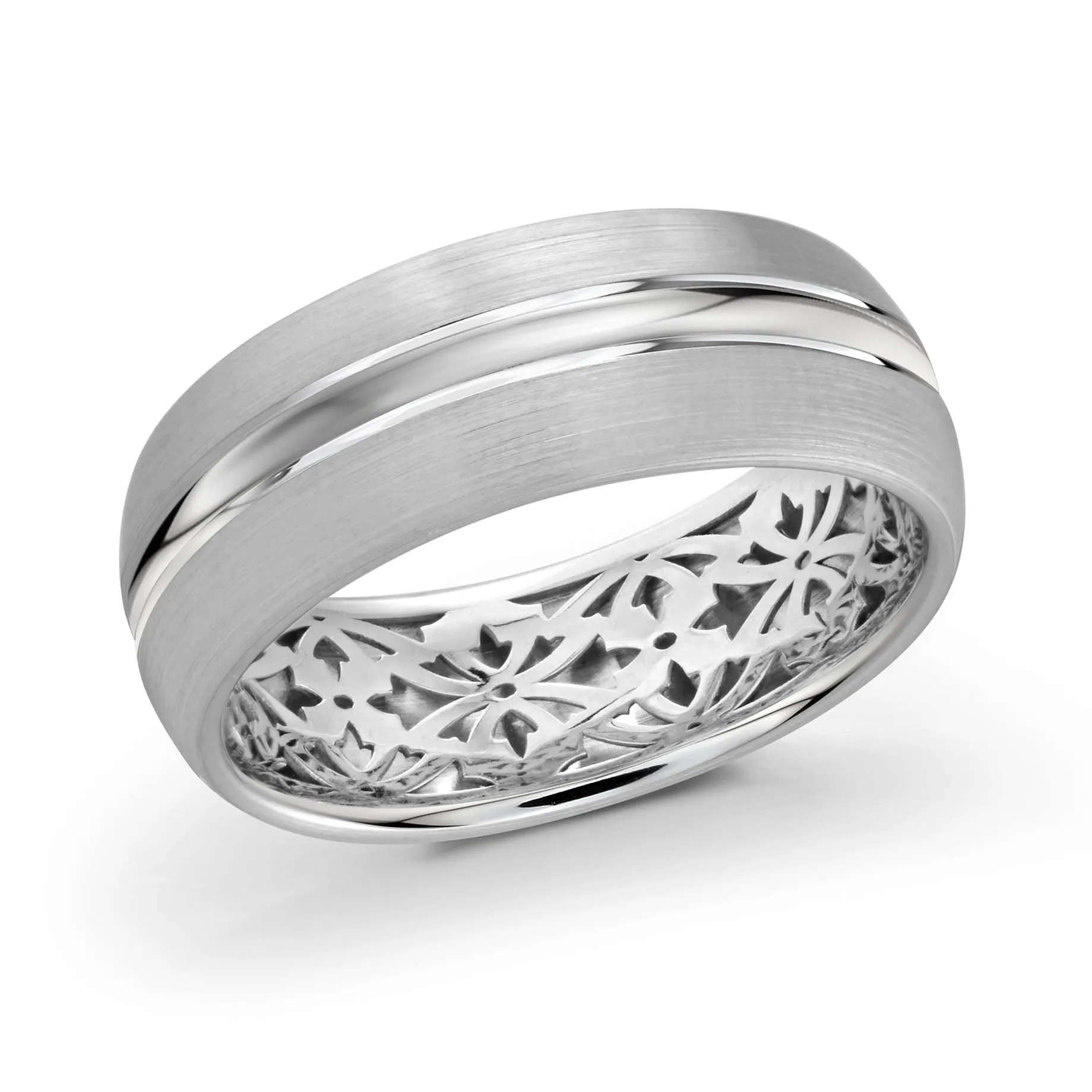 14K White Gold Ring from the Precision Collection by Malo - FJM-017-8W