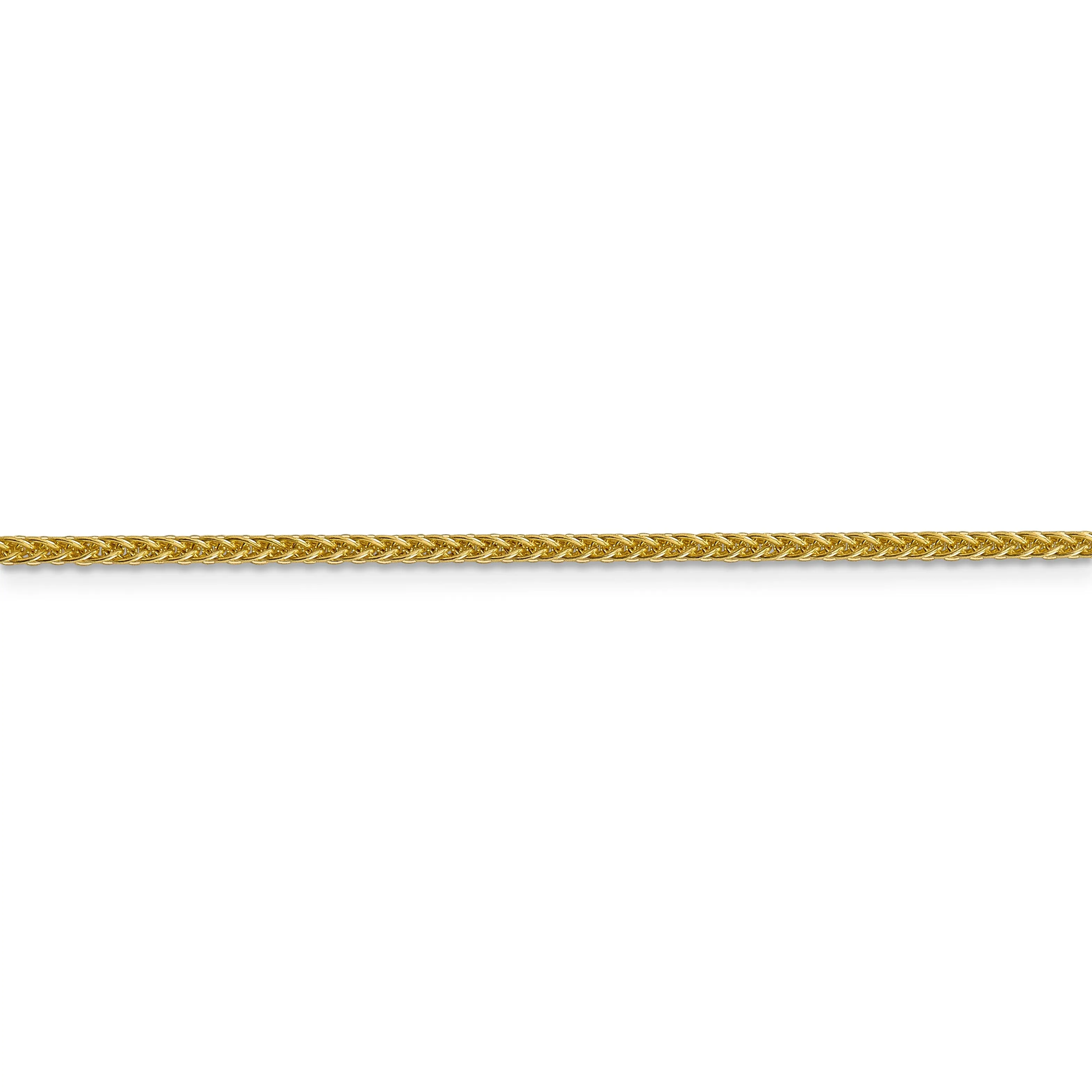 14k Yellow Gold 2.00mm Light Weight Wheat Chain