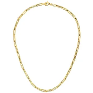 14K Yellow Gold Bold Paperclip Chain (4.2 mm)