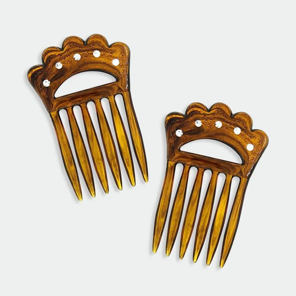 1928 Jewelry Classic Double Hair Comb Pins