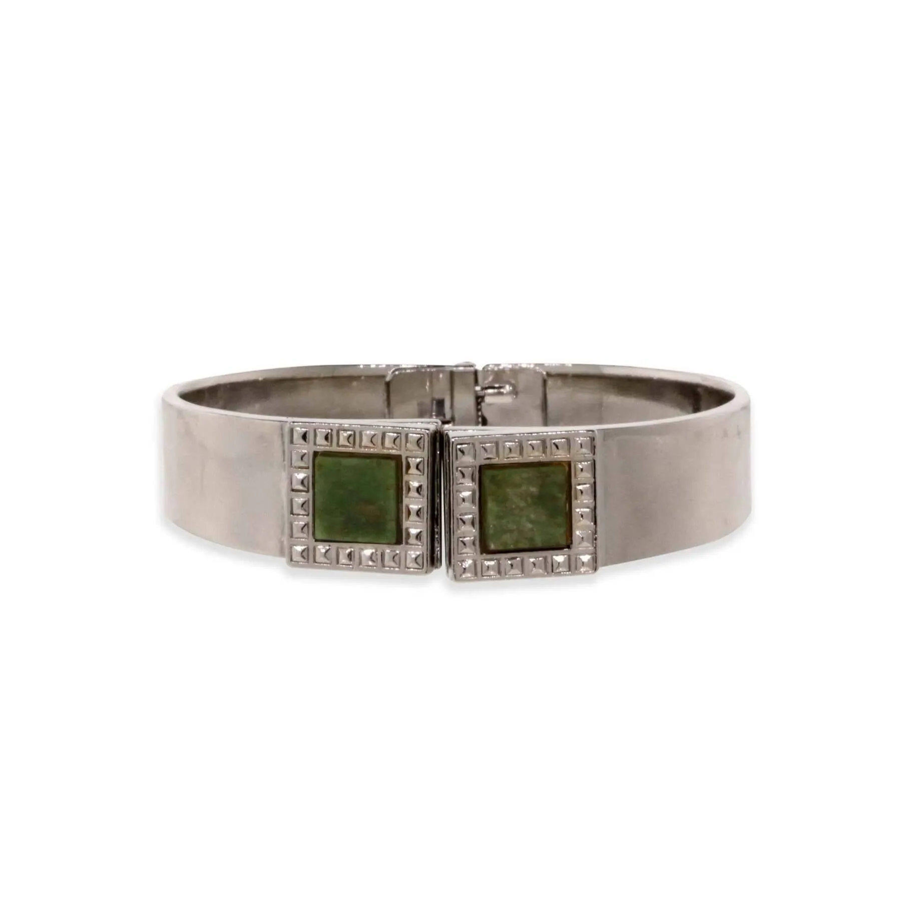 1928 Jewelry Gemstone Square Spring Bracelet