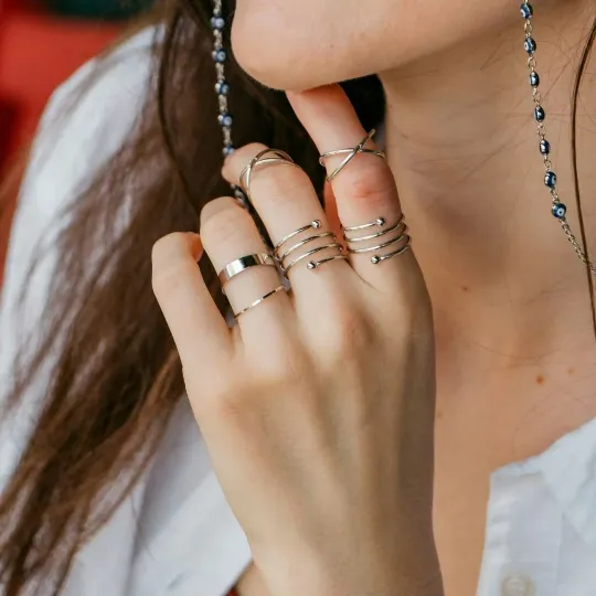 6 Pieces Boho Rings Set