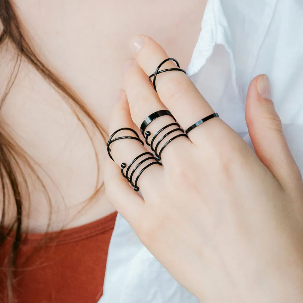 6 Pieces Boho Rings Set