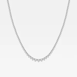 8.00 cttw Rivera Necklace with Round Lab Diamond by Mercury Rings