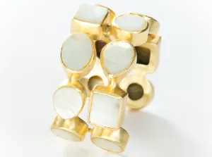 Amelia Double Cuff (Mother-Of-Pearl)