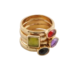 Barse Semi-Precious Stack Ring