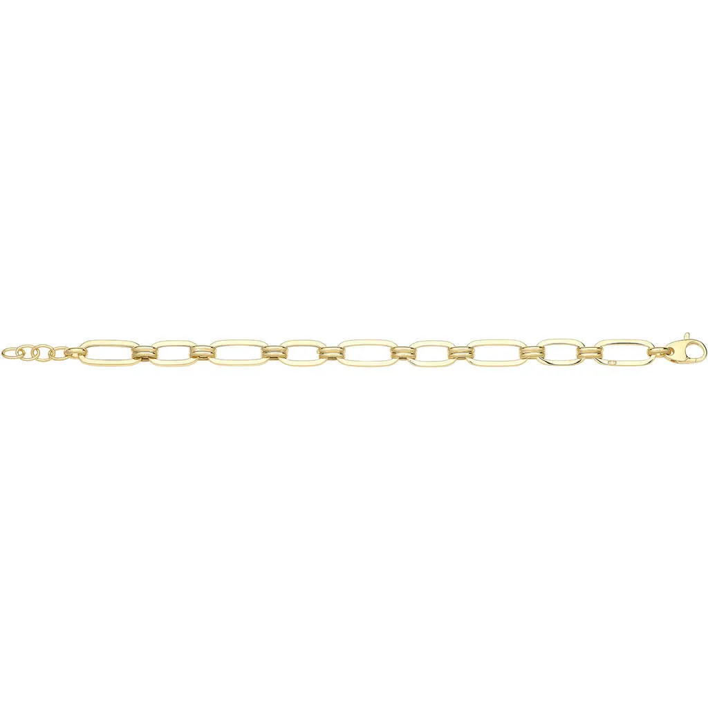 Cable Chain Hollow Bracelet