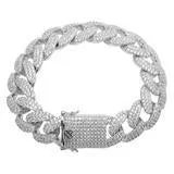 COLT 12MM Silver Cuban Bracelet | 9211431