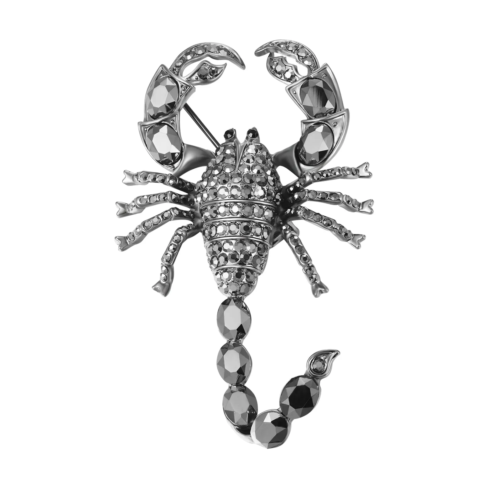 Crystal Scorpion Brooch