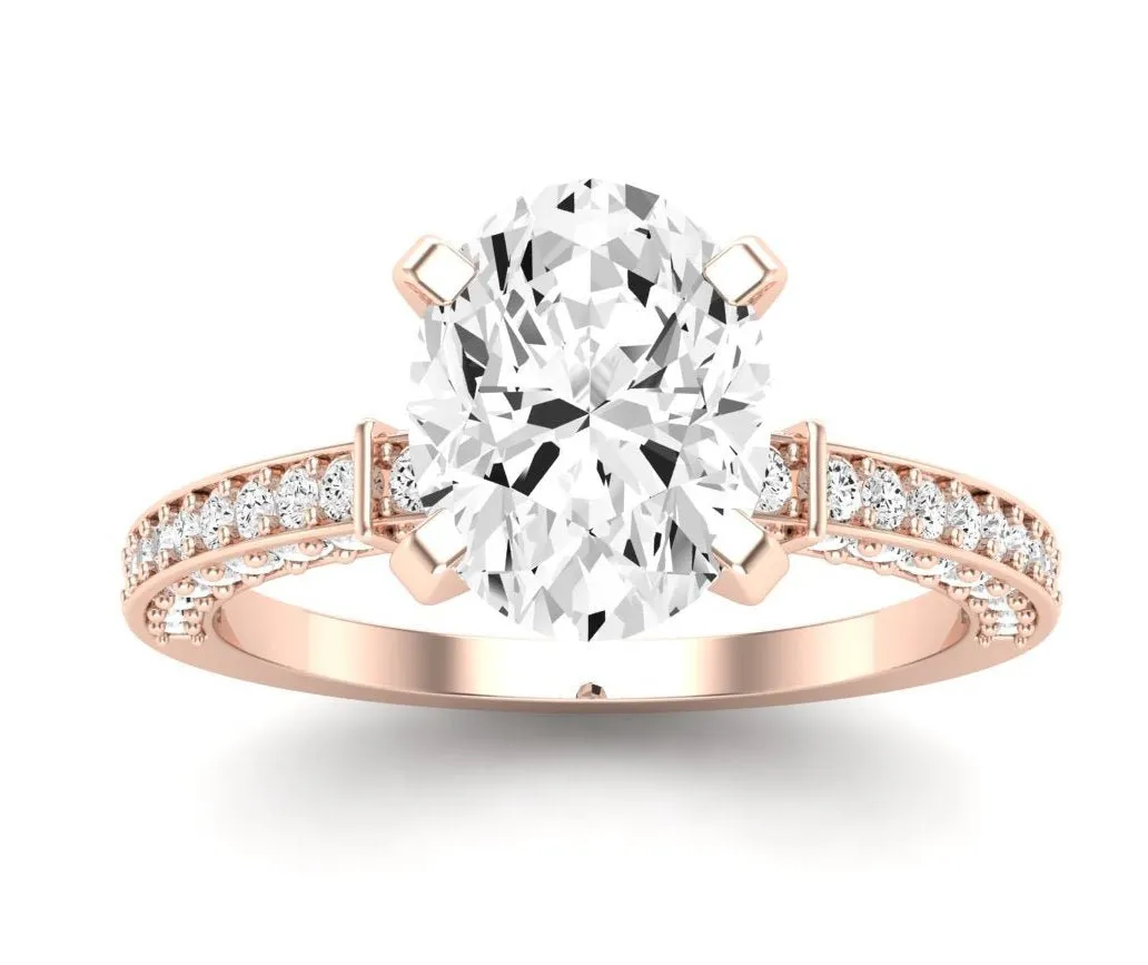 Daphne - Oval Lab Diamond Engagement Ring (IGI Certified)