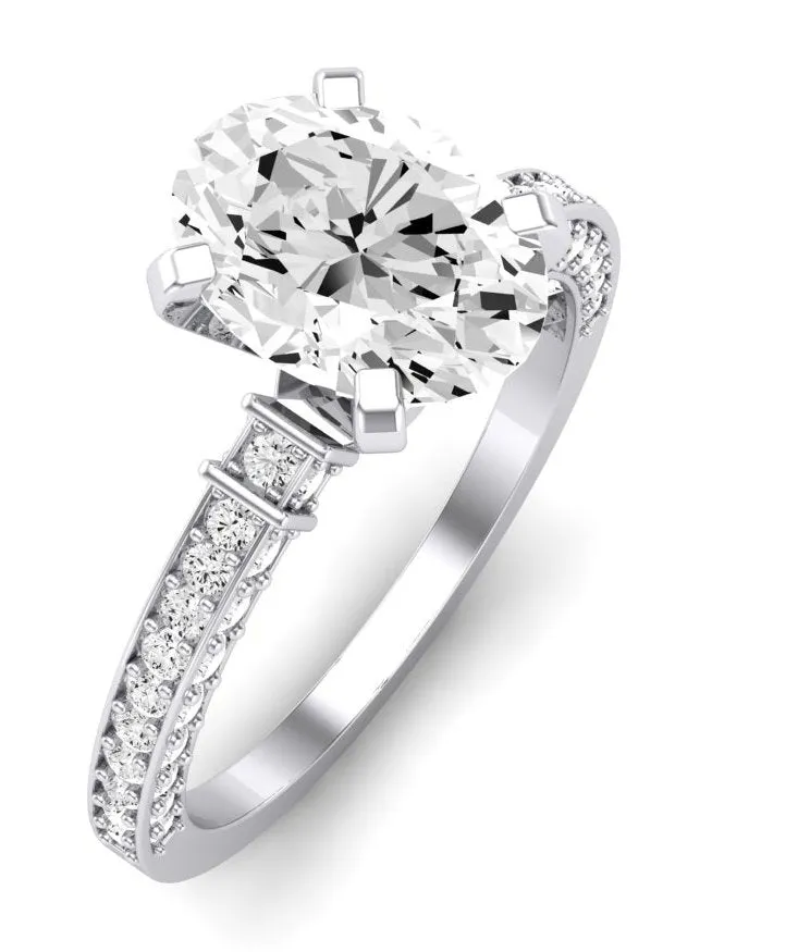 Daphne - Oval Lab Diamond Engagement Ring (IGI Certified)