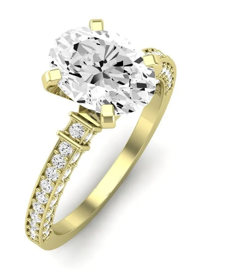 Daphne - Oval Lab Diamond Engagement Ring (IGI Certified)