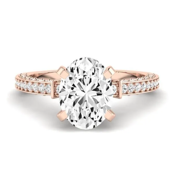 Daphne - Oval Lab Diamond Engagement Ring (IGI Certified)