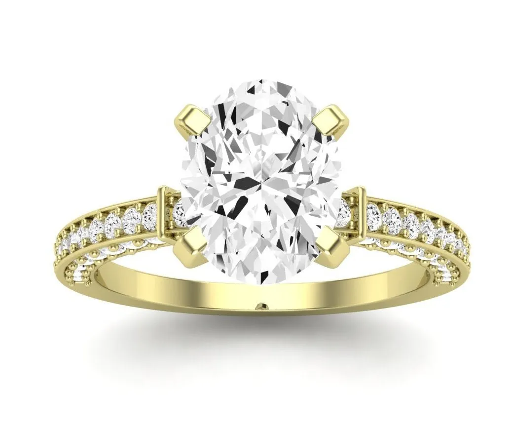 Daphne - Oval Lab Diamond Engagement Ring (IGI Certified)