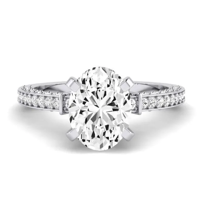 Daphne - Oval Lab Diamond Engagement Ring (IGI Certified)