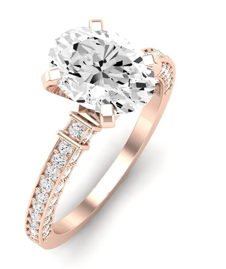 Daphne - Oval Lab Diamond Engagement Ring (IGI Certified)