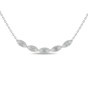 Diamond 1/2 ct tw Fashion Necklace in 14K White Gold