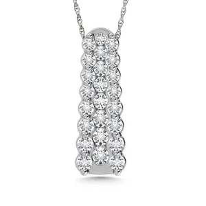 Diamond 1/2 Ct.Tw. Fashion Pendant in 14K White Gold