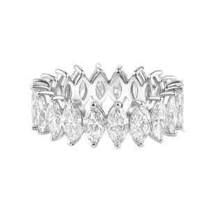 Diamond Marquise Eternity Band Ring