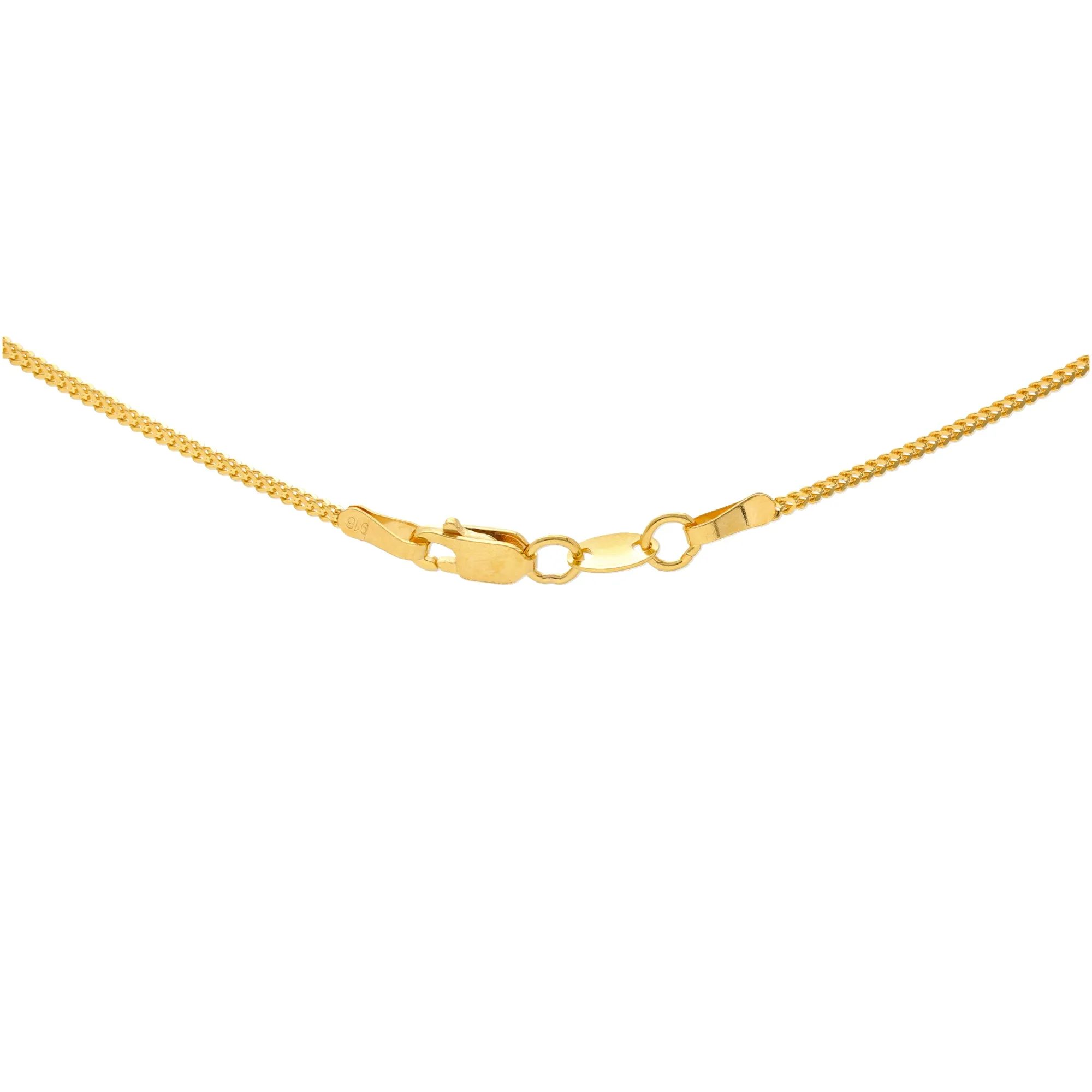 Divya Pendant Set in 22K Yellow Gold (31.4gm)