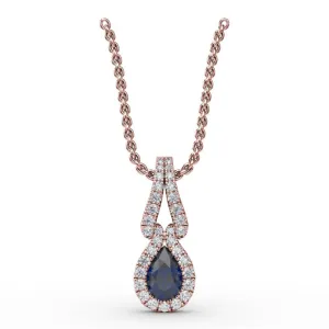 Fana Make A Statement Sapphire and Diamond Pendant