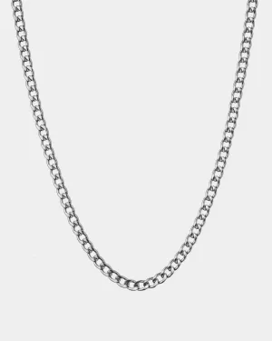 Flat Curb Chain Necklace