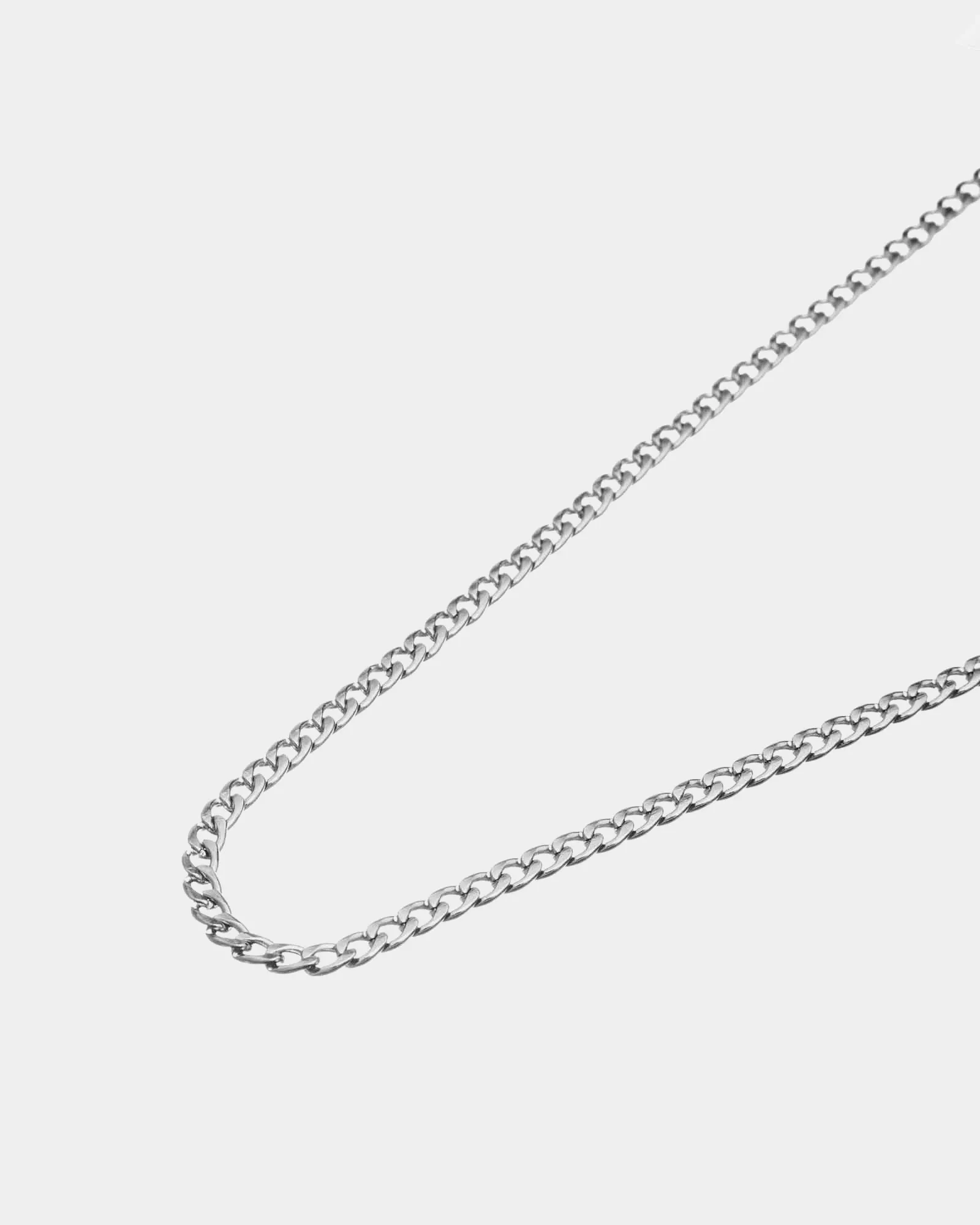 Flat Curb Chain Necklace