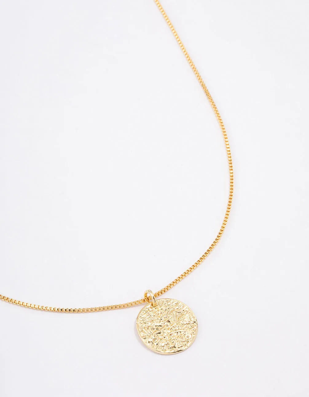 Gold Plated Angel Pendant Necklace