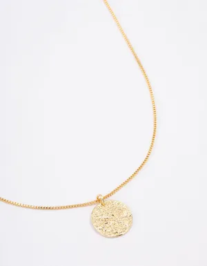 Gold Plated Angel Pendant Necklace