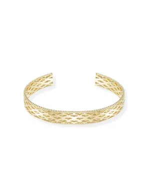 Graceful Mini Cuff Bracelet in Gold