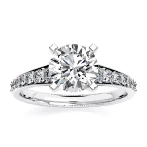 Holly - GIA Natural Round Diamond Engagement Ring