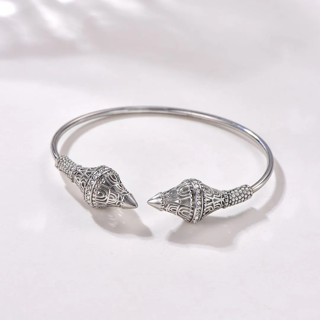 Lantern / Bangle Silver