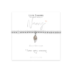 Life Charms "I love you Nanny" Bracelet