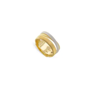 Marco Bicego Masai Collection 18K Yellow and White Gold Three Strand Ring