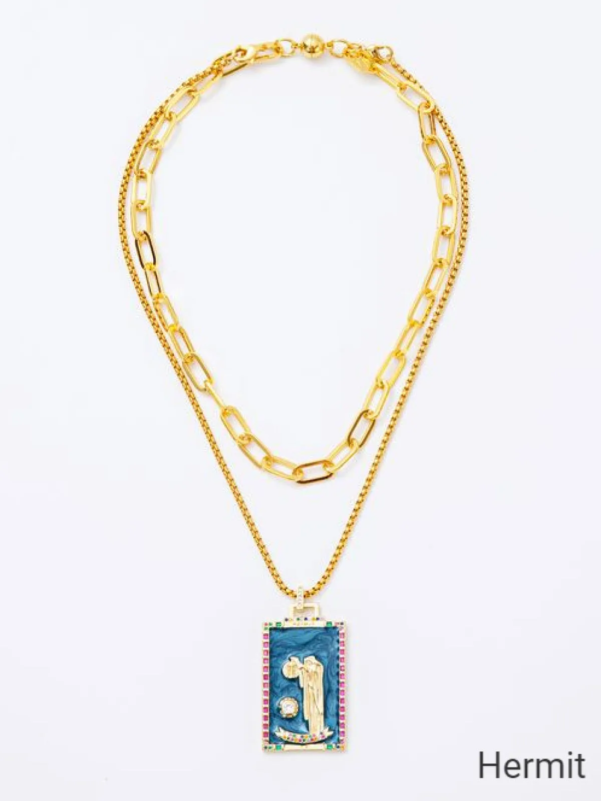 Melania Fortune Tarot Cards Pendant Necklace