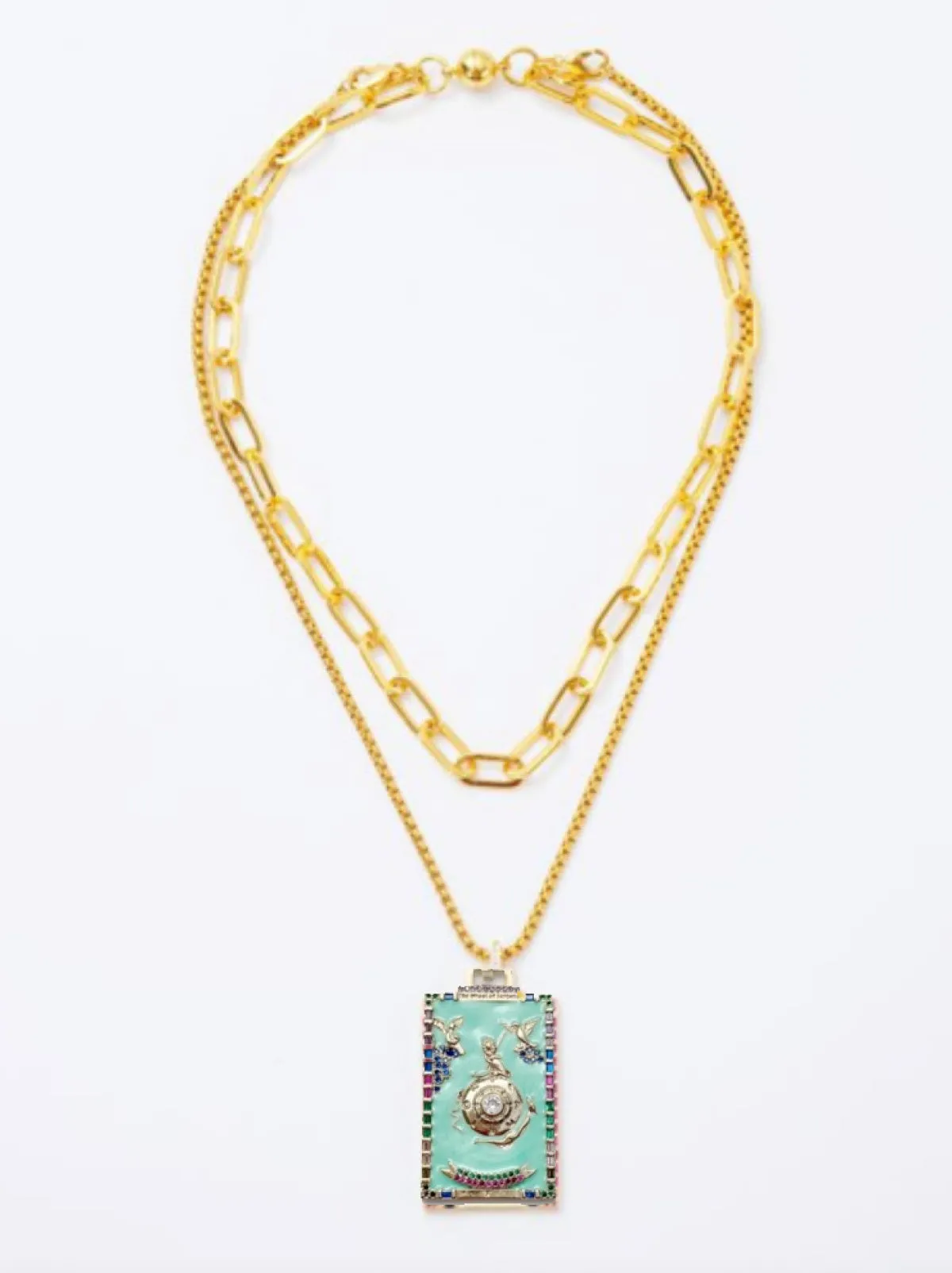 Melania Fortune Tarot Cards Pendant Necklace