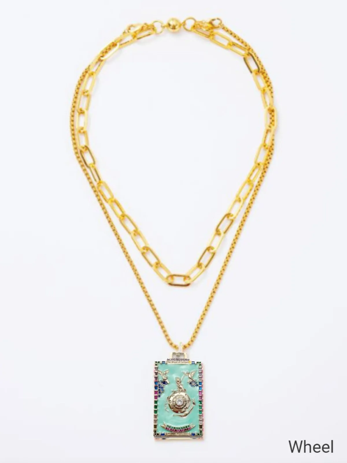 Melania Fortune Tarot Cards Pendant Necklace