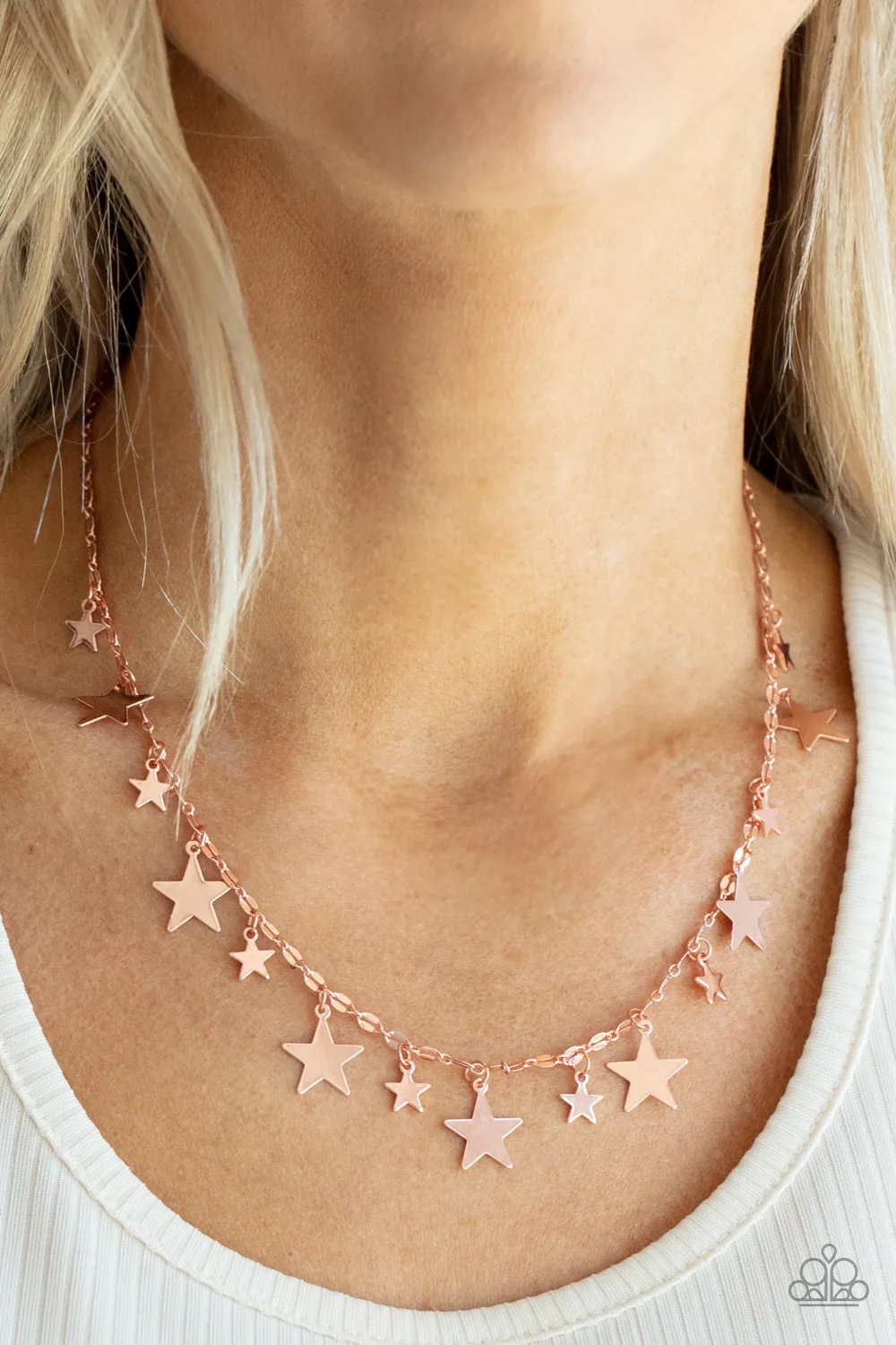 Necklace Starry Shindig - Copper Americana S130