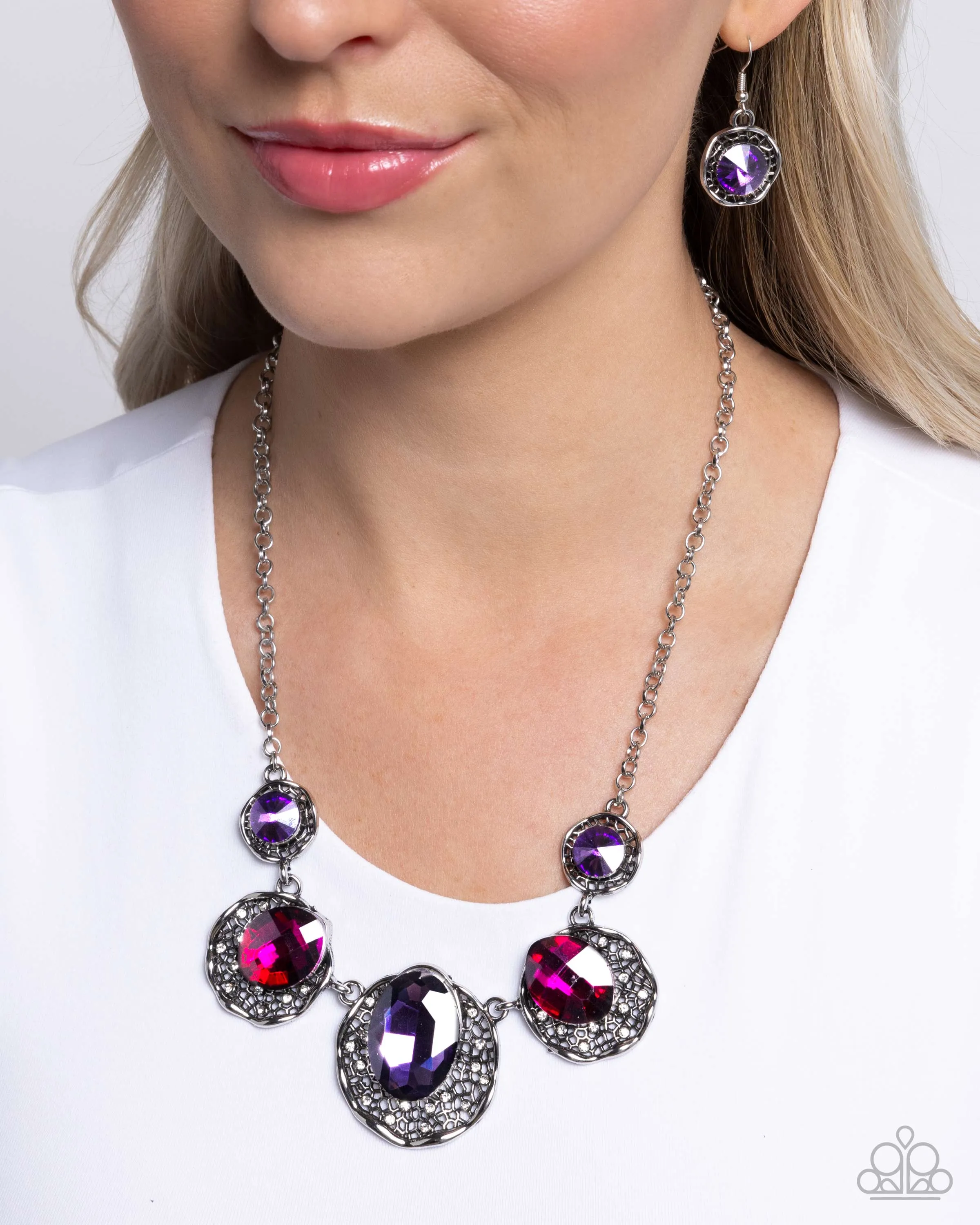 Necklaces City Color - Purple N344