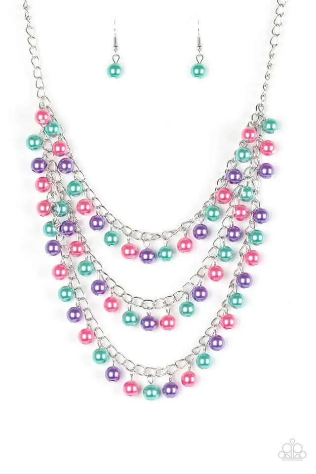 Paparazzi Accessories  - Chicly Classic #N714 Peg - Multi Necklace