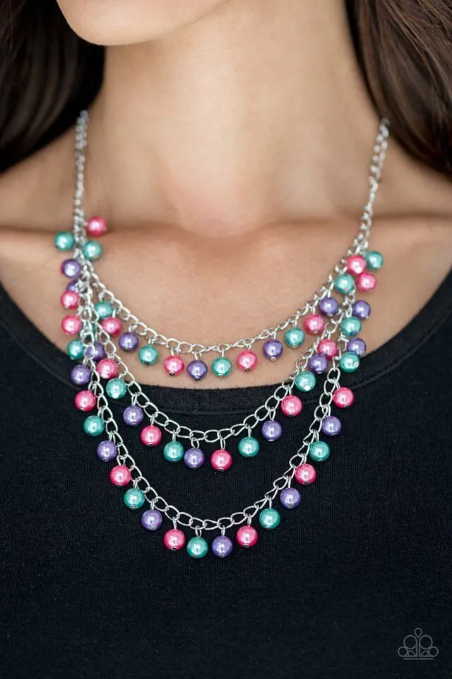 Paparazzi Accessories  - Chicly Classic #N714 Peg - Multi Necklace