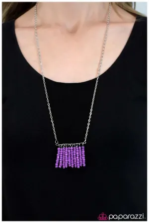 Paparazzi Necklace ~ Euphoria - Purple