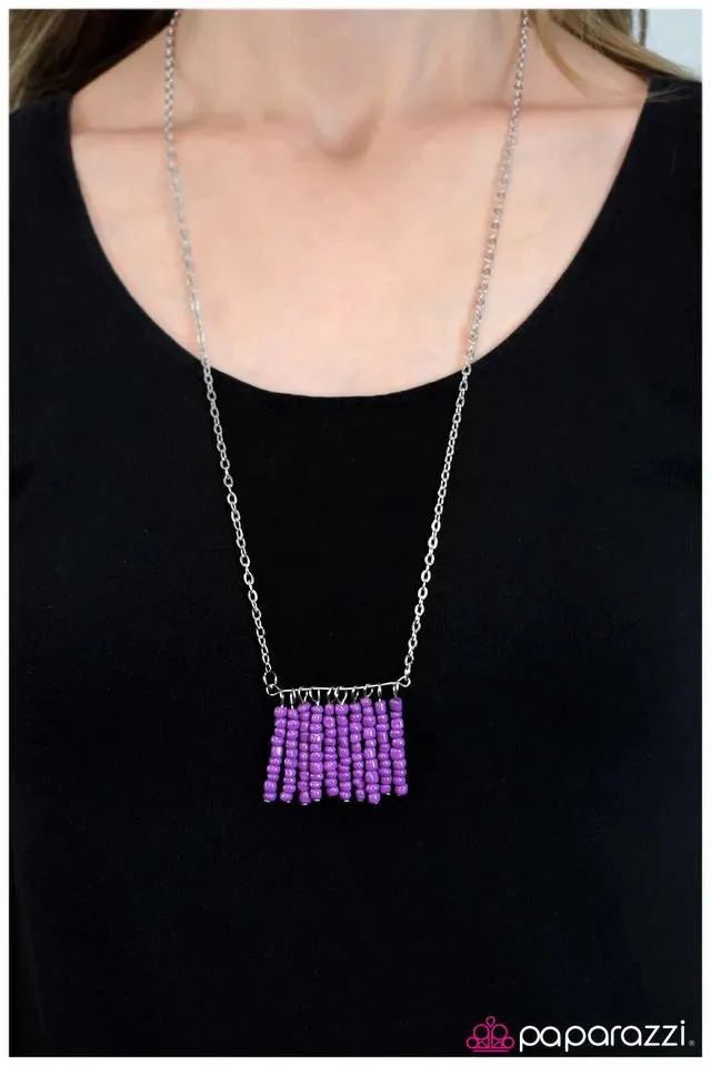 Paparazzi Necklace ~ Euphoria - Purple