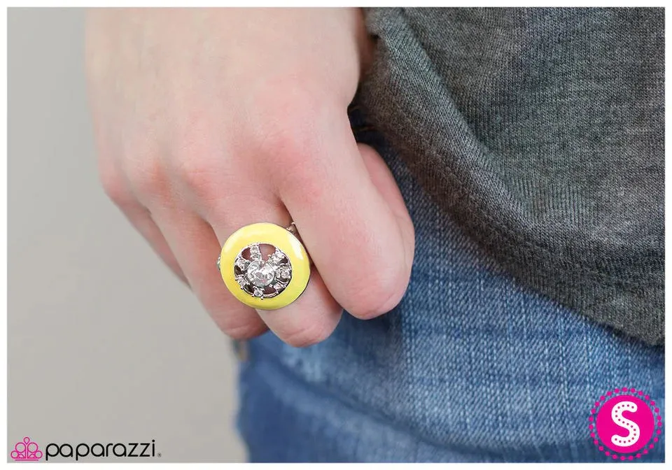 Paparazzi Ring ~ A Sparkling Sensation - Yellow