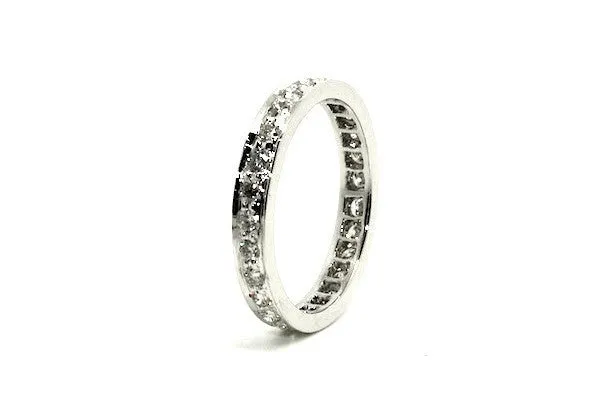 Pave Diamond Eternity Band(0.72ct.tw)