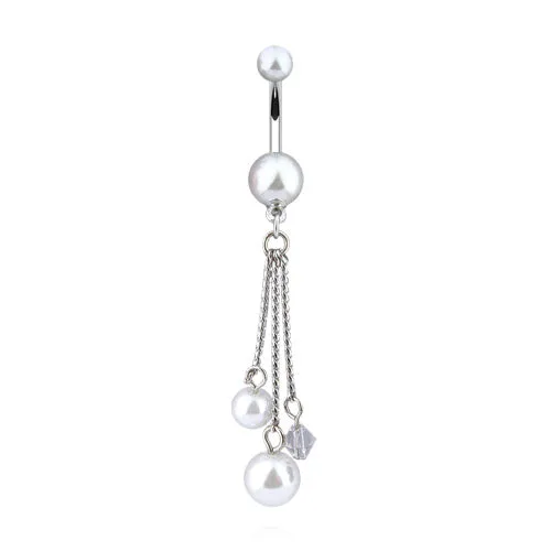 Pearl Chandelier Belly Rings