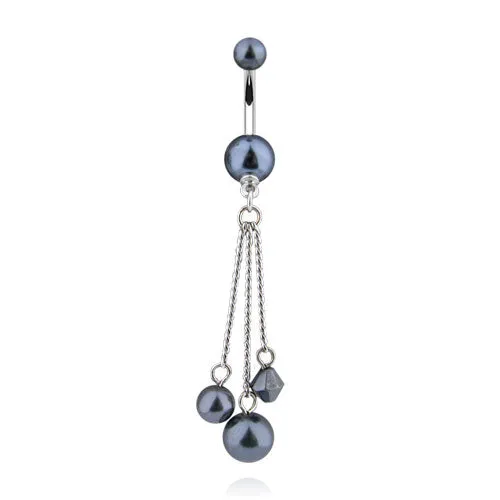 Pearl Chandelier Belly Rings