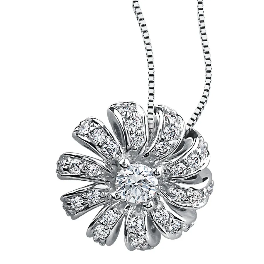 "DARLING" MAPLE LEAF™ DIAMOND PENDANT